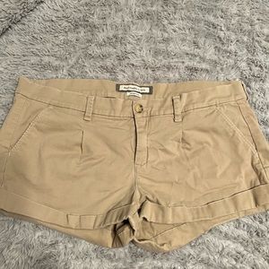 Abercrombie khaki shorts size 12
